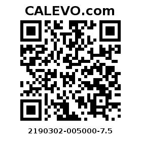 Calevo.com Preisschild 2190302-005000-7.5