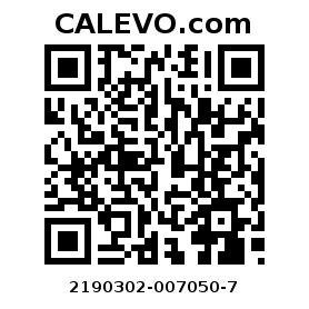 Calevo.com pricetag 2190302-007050-7