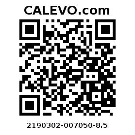 Calevo.com pricetag 2190302-007050-8.5