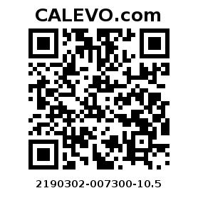 Calevo.com Preisschild 2190302-007300-10.5