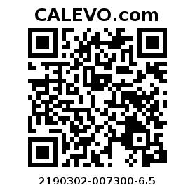Calevo.com pricetag 2190302-007300-6.5