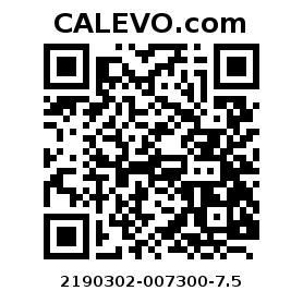 Calevo.com Preisschild 2190302-007300-7.5