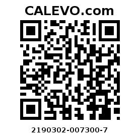 Calevo.com Preisschild 2190302-007300-7