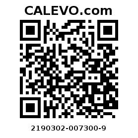 Calevo.com pricetag 2190302-007300-9