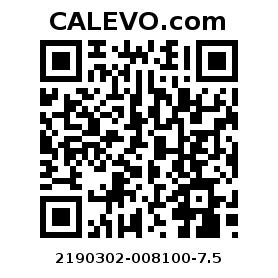 Calevo.com Preisschild 2190302-008100-7.5