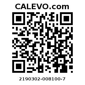 Calevo.com pricetag 2190302-008100-7