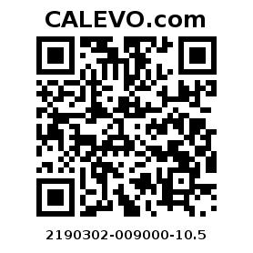 Calevo.com pricetag 2190302-009000-10.5