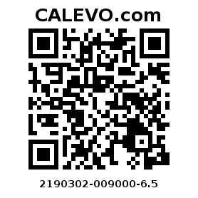 Calevo.com pricetag 2190302-009000-6.5