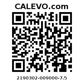 Calevo.com Preisschild 2190302-009000-7.5