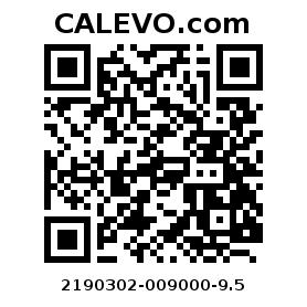 Calevo.com Preisschild 2190302-009000-9.5