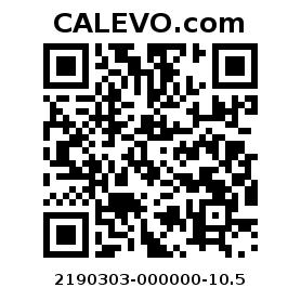 Calevo.com pricetag 2190303-000000-10.5