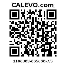 Calevo.com Preisschild 2190303-005000-7.5
