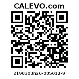 Calevo.com Preisschild 2190303n26-005012-9