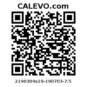 Calevo.com Preisschild 2190304s19-190703-7.5