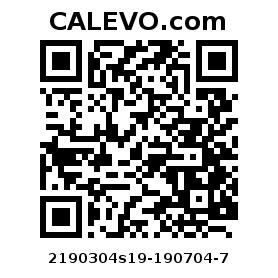 Calevo.com Preisschild 2190304s19-190704-7