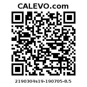 Calevo.com Preisschild 2190304s19-190705-8.5