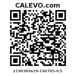Calevo.com Preisschild 2190304s19-190705-9.5