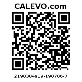 Calevo.com Preisschild 2190304s19-190706-7