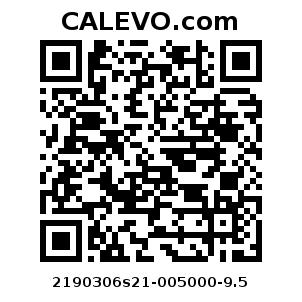 Calevo.com pricetag 2190306s21-005000-9.5