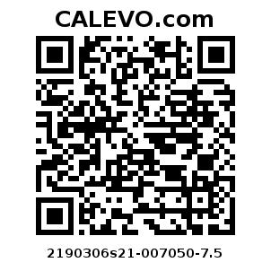 Calevo.com pricetag 2190306s21-007050-7.5