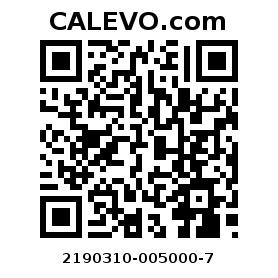Calevo.com pricetag 2190310-005000-7