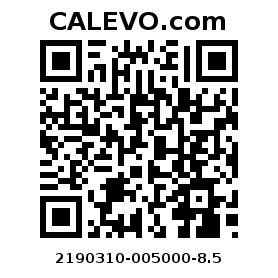 Calevo.com Preisschild 2190310-005000-8.5