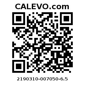 Calevo.com Preisschild 2190310-007050-6.5