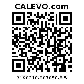 Calevo.com pricetag 2190310-007050-8.5