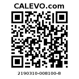 Calevo.com pricetag 2190310-008100-8