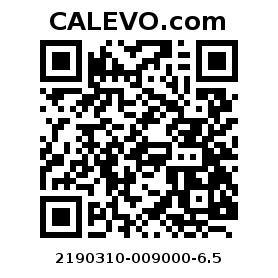 Calevo.com pricetag 2190310-009000-6.5