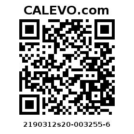 Calevo.com Preisschild 2190312s20-003255-6