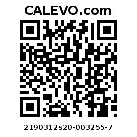 Calevo.com Preisschild 2190312s20-003255-7