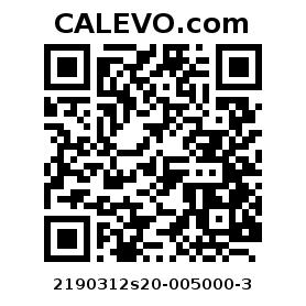 Calevo.com Preisschild 2190312s20-005000-3