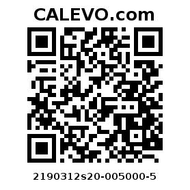 Calevo.com Preisschild 2190312s20-005000-5