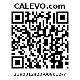 Calevo.com Preisschild 2190312s20-009012-7
