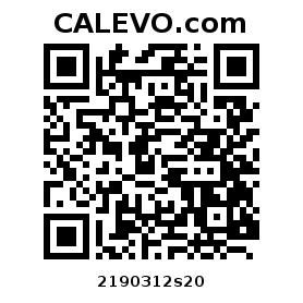 Calevo.com pricetag 2190312s20