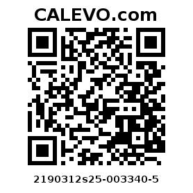 Calevo.com pricetag 2190312s25-003340-5