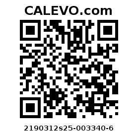 Calevo.com pricetag 2190312s25-003340-6