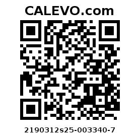 Calevo.com pricetag 2190312s25-003340-7