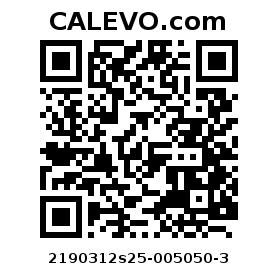 Calevo.com pricetag 2190312s25-005050-3