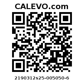 Calevo.com pricetag 2190312s25-005050-6
