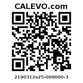 Calevo.com pricetag 2190312s25-009000-3