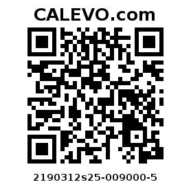 Calevo.com pricetag 2190312s25-009000-5
