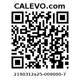 Calevo.com Preisschild 2190312s25-009000-7