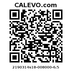 Calevo.com Preisschild 2190314s18-008000-6.5