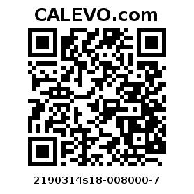 Calevo.com Preisschild 2190314s18-008000-7