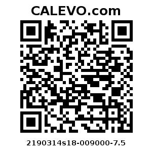 Calevo.com Preisschild 2190314s18-009000-7.5