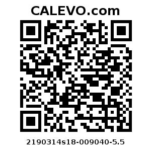 Calevo.com Preisschild 2190314s18-009040-5.5