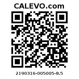 Calevo.com Preisschild 2190316-005005-8.5