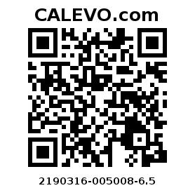 Calevo.com Preisschild 2190316-005008-6.5
